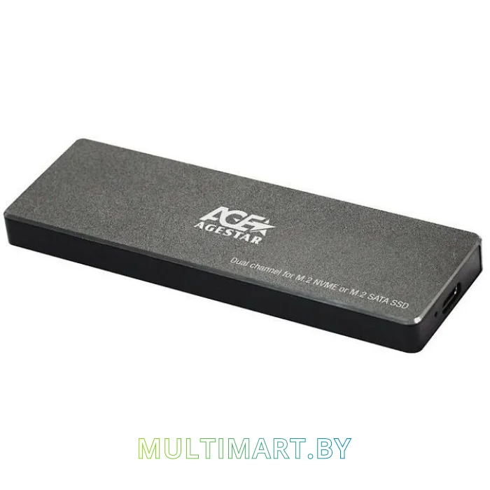 Бокс для жесткого диска AgeStar 31UBVS6C (черный)